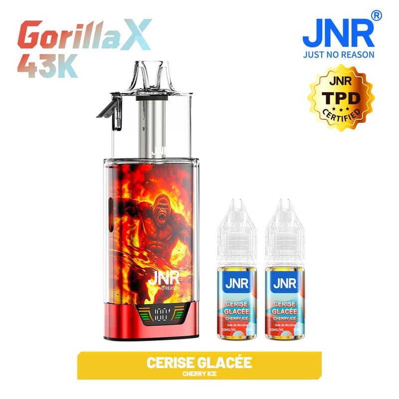 Kit Gorilla X + 2x10ml - 20mg - Nouvelles Saveurs – Image 2
