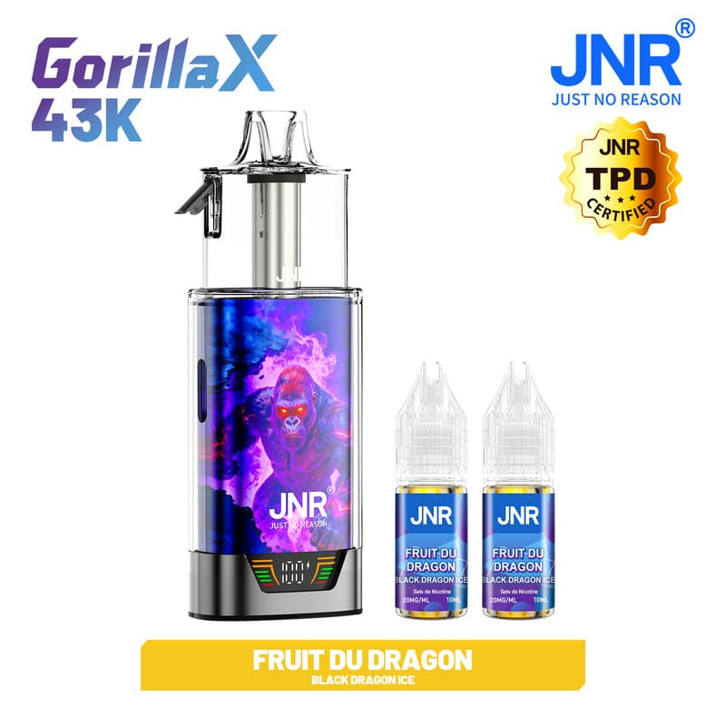 Kit Gorilla X + 2x10ml - 20mg - Nouvelles Saveurs – Image 4
