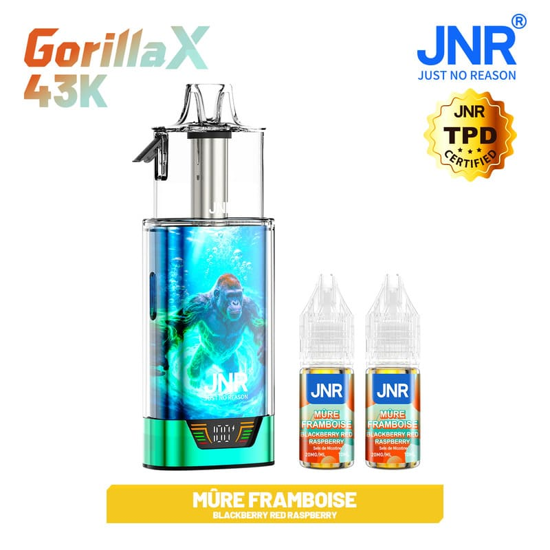 Kit Gorilla X + 2x10ml - 20mg - Nouvelles Saveurs – Image 5