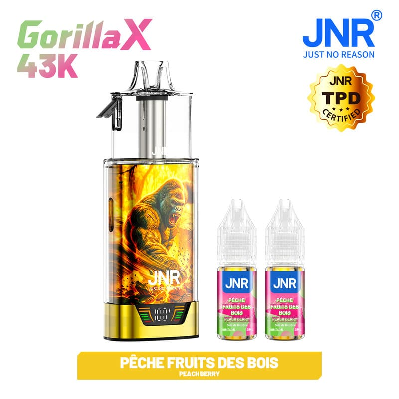 Kit Gorilla X + 2x10ml - 20mg - Nouvelles Saveurs