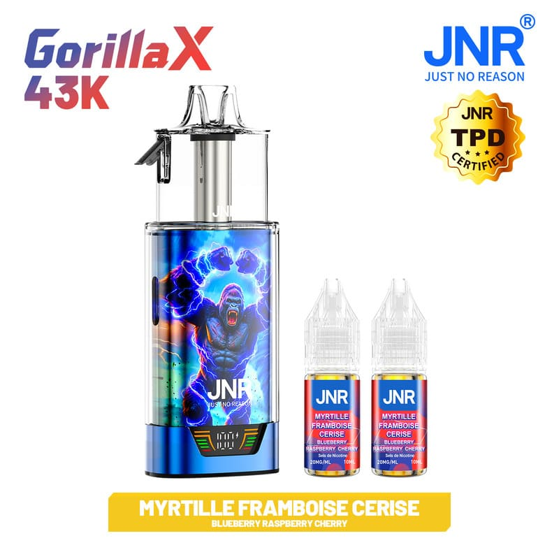 Kit Gorilla X + 2x10ml - 20mg - Nouvelles Saveurs – Image 6